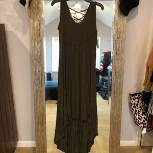 Olive Green Maxi Dress